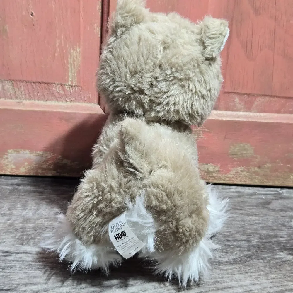 GAME of THRONES HBO Wolf Cub Plush Stuffed‎ Animal DIREWOLF SUMMER Toy 2014